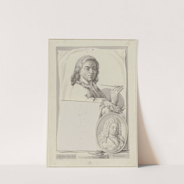 Portretten van Hendrik Soukens en Roukens by Roeland van Eynden