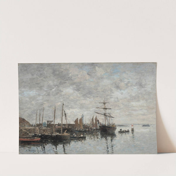 Portrieux, Le Port (ca 1874) by Eugène Boudin
