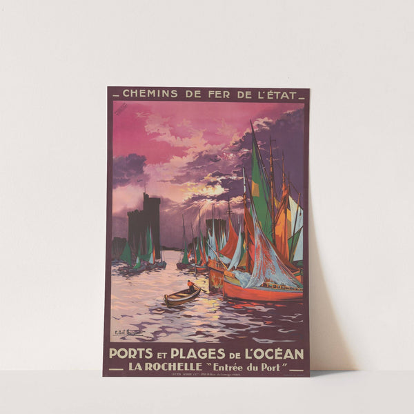 Ports et Plages de l’Océan. La Rochelle Entrée du Port (1928) by E. Paul Champseix