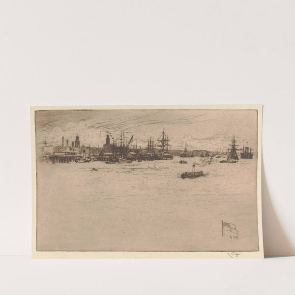 Portsmouth Dockyard by Robert Charles Goff