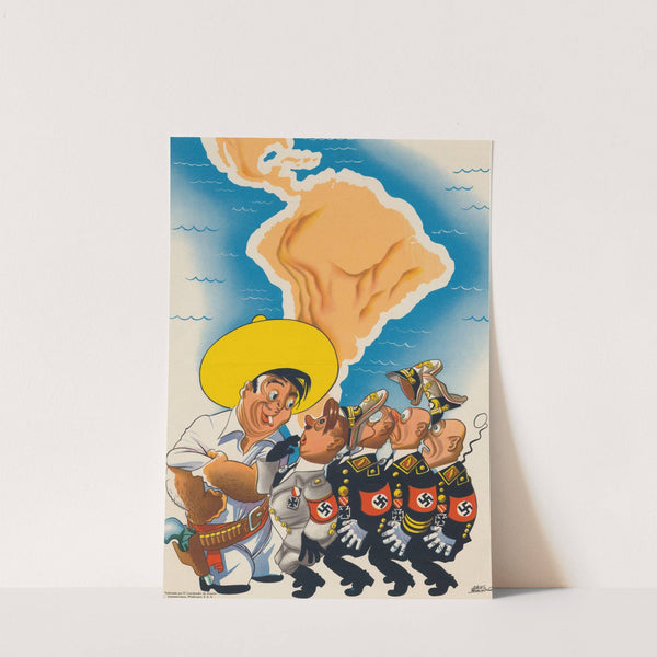 Portuguese War Poster 2 by Antonio Arias Bernal