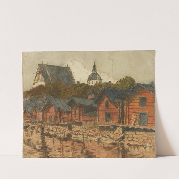 Porvoon ranta-aittoja (1902) by Alfred William Finch