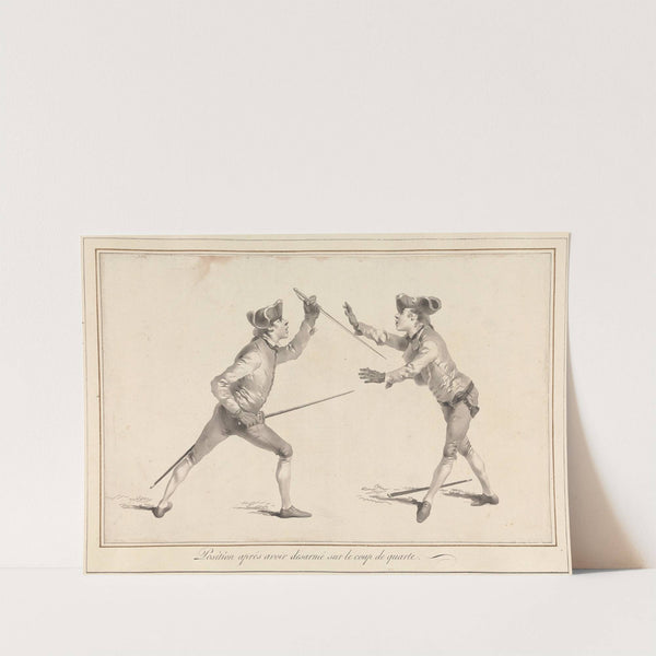 Position Aprés Avoir Desarmé sur le Coup de Quarte by James Gwin