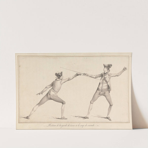 Position de la Garde de Tierce et le Coup de Seconde by James Gwin