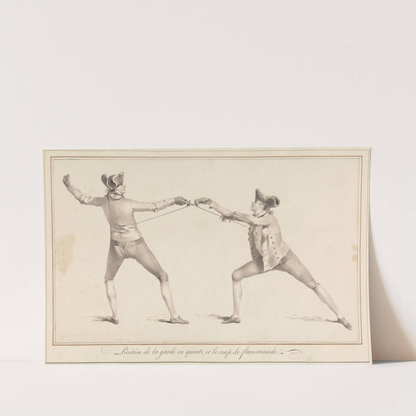 Position de la Garde en Quarte, et le Coup de Flanconnade by James Gwin