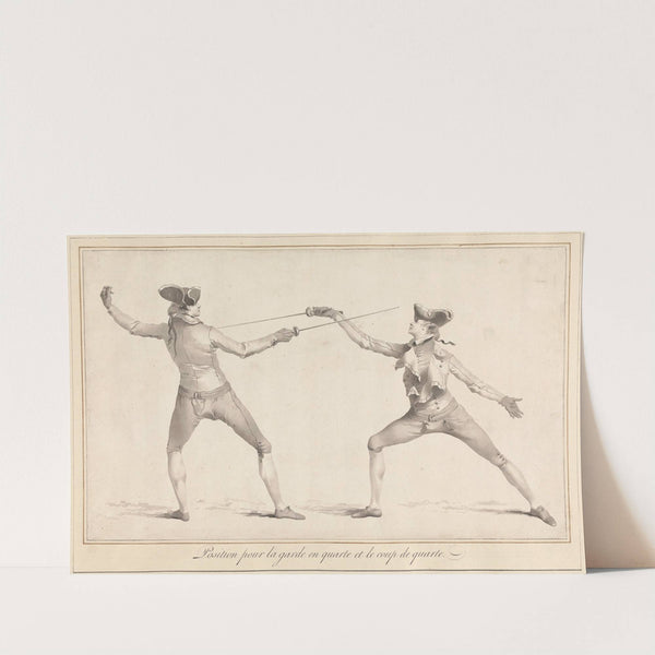 Position pour la Garde en Quarte et le Coup de Quarte by James Gwin