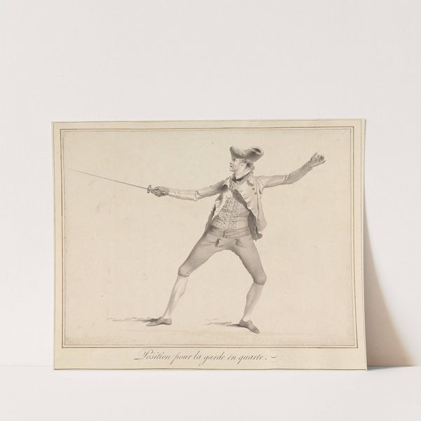 Position pour la Garde en Quarte by James Gwin