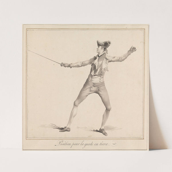 Position pour la Garde en Tierce (1763) by James Gwin