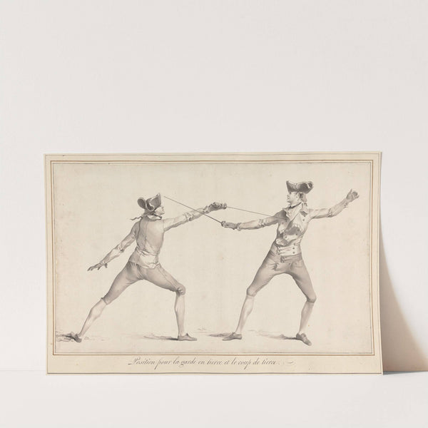 Position pour le Garde en Tierce et le Coup de Tierce by James Gwin