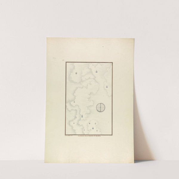 Posizione delle Piramidi di Sachara by Giovanni Battista Borra