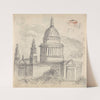 Possibly Saint Paul’s, London by George Romney