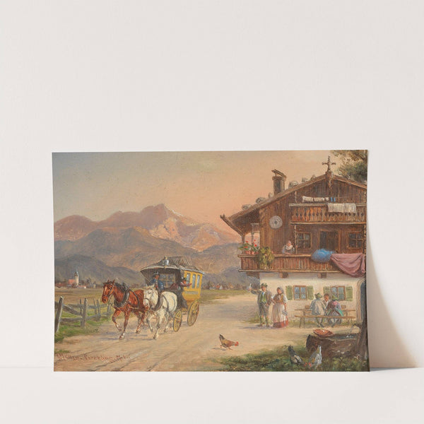 Post Coach by Ludwig Müller-Cornelius