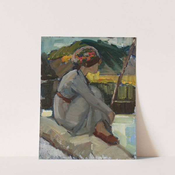 Postać żony nad wodą by Michał Rouba