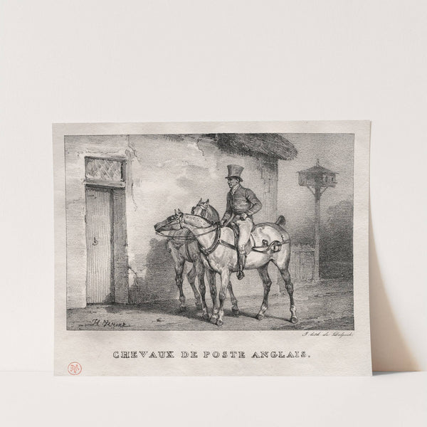 Postal Horses (1823) by Horace Vernet