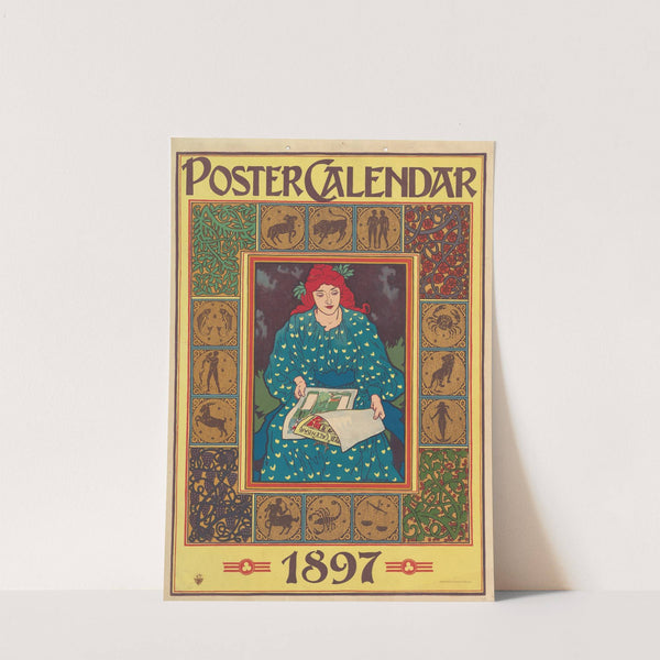 Poster Calendar, 1897 (1896) by Louis Rhead