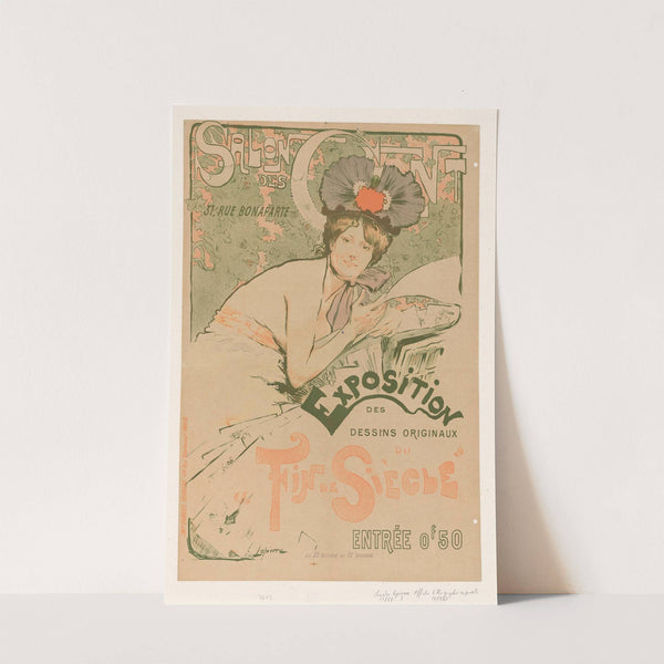 Poster for an exhibition of the Salon des Cent by Charles Lapierre
