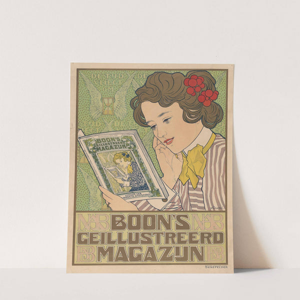 Poster for Boon's Illustrated Magazine by Johann Georg van Caspel