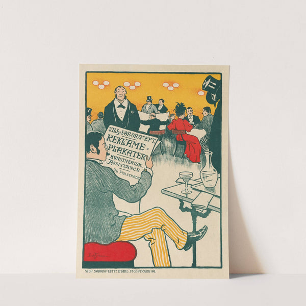 Poster for Exhibition of Artistic Posters of Wilhelm Söborg by Paul Fischer