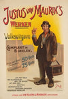 Poster for the collected works of Justus van Maurik (1890-1900)