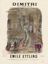 Poster for the première of Dimitri, an opera by Victorin Joncières