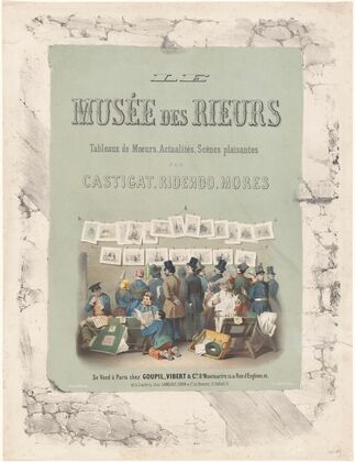 Poster for the print series Le Musée des Rieurs (1847) — size preview