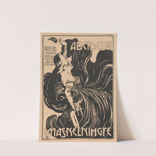 Poster sketch by Alfred Roller