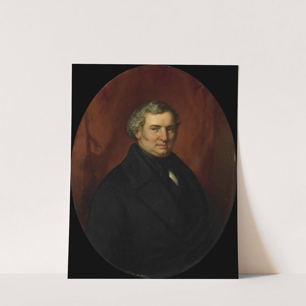 Posthumous Portrait of Hendrik André Cornelis Tierens, City Functionary of Heusden (1852) by Bastiaan De Poorter
