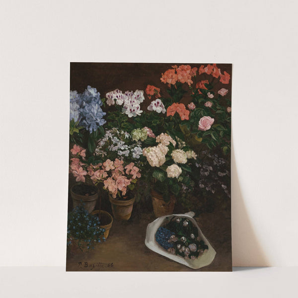 Pot de fleurs (1866) by Jean-Frederic Bazille
