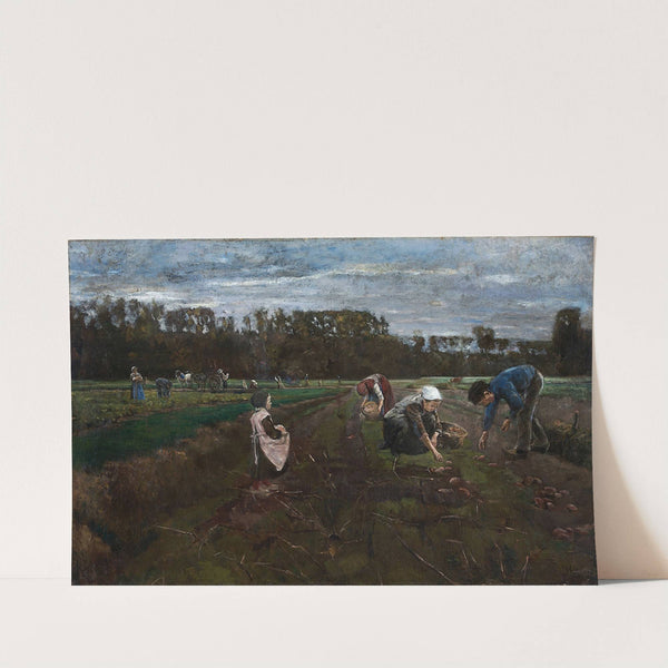 Potato Harvest (1875) by Max Liebermann