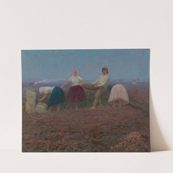 Potato picking by Jozef Teodor Mousson