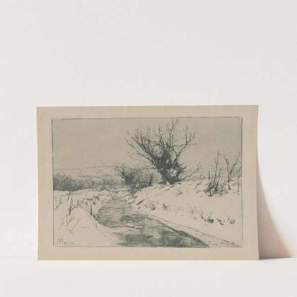 Potok v zime by Ákos Aranyossy