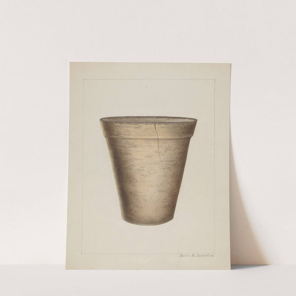 Pottery Flower Pot by Annie B. Johnston