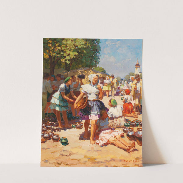 Pottery Market by Jozef Teodor Mousson