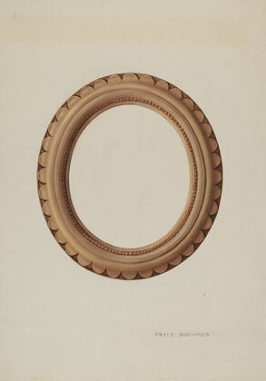 Pottery Picture Frame