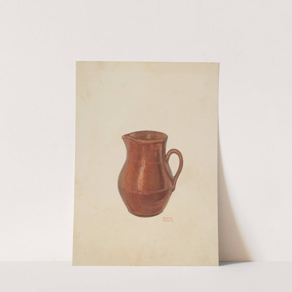 Pottery Pitcher by Bisby Finley
