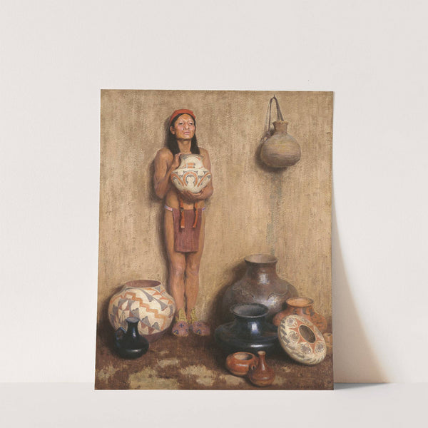 Pottery Vendor by Eanger Irving Couse