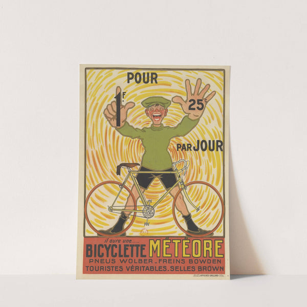 Pour 1f. 25c. par jour, il aura une. bicyclette Météore. (1926) by Affiches Gaillard