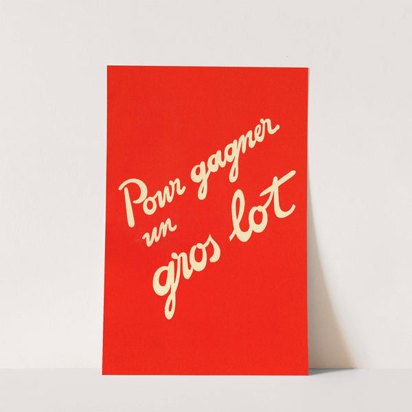 Pour gagner un gros lot by Etablissements Pastival