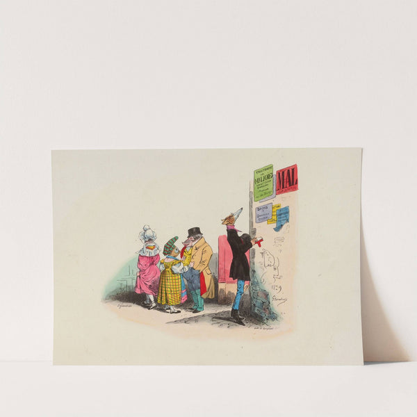 Pour ma part, moi j’en réponds (1828-1829) by J. J. Grandville