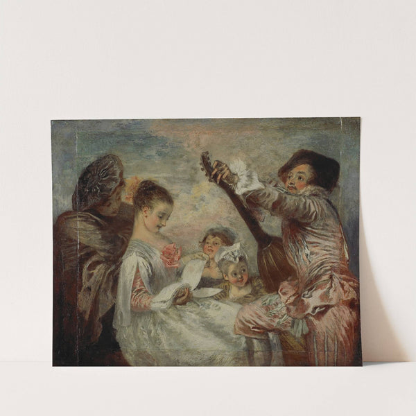 Pour nous prouver que cette belle by Jean-Antoine Watteau