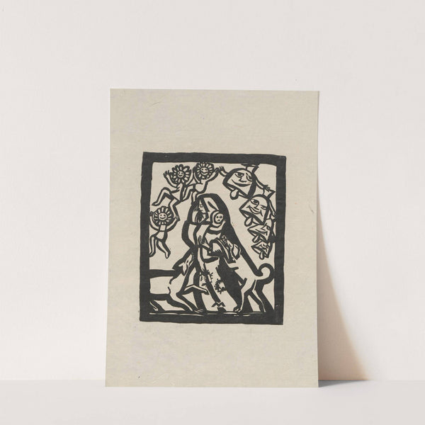 Poverty assailed by dogs by Tadeusz Makowski