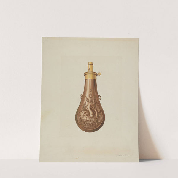 Powder Flask by Frank C. Barks