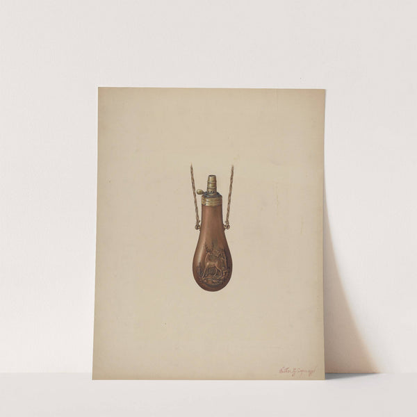 Powder Flask by Walter G. Capuozzo