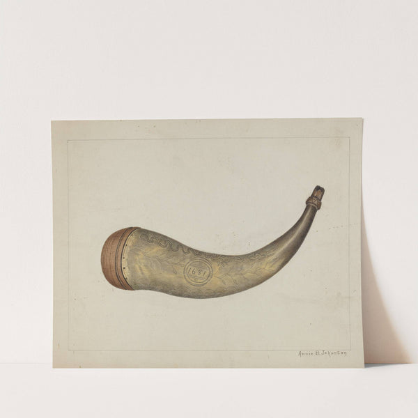 Powder Flask by Annie B. Johnston
