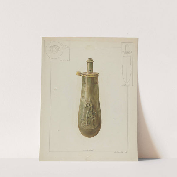 Powder Horn by Alfred Walbeck