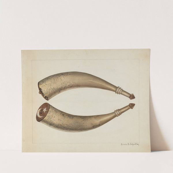 Powder Horn by Annie B. Johnston