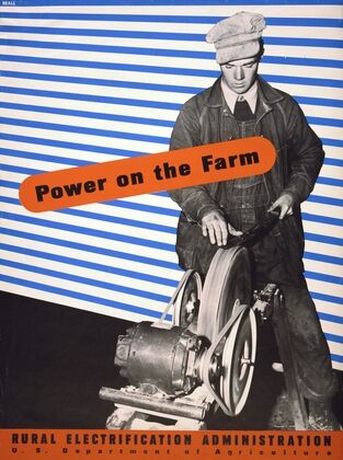 Power on the farm Rural Electrification Administration, U.S. Department of Agriculture.