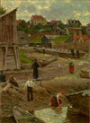 Powiśle (Bank of the Vistula in Warsaw) (1883)