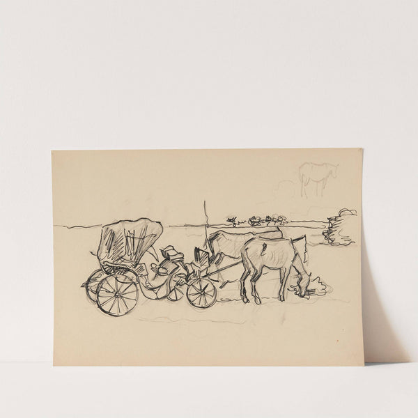 powóz z parą koni. by Ivan Ivanec