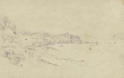 Pozzuoli mit der Villa des Cicero